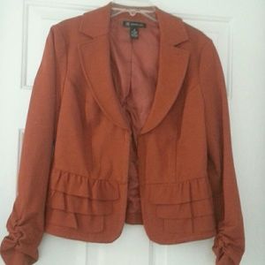 INC Burnt Orange Blazer